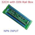 23IOD32 32CH NPN Multifunction RS485 Remote IO Module PLC DI-DO expansion Board DIN Rail Box Standard MODBUS RTU Protocol