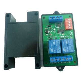 CE035 DC 5V 2 CH RS485 Relay Board UART Serial Port Switch Module Modbus AT Command Control For PLC Smart Home Automated Industry