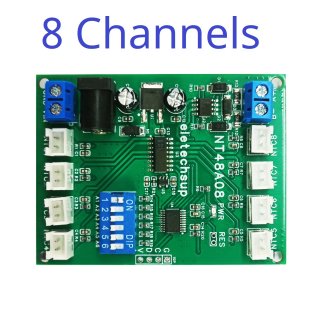 NT48A08 8CH RS485 Temperature Collector Inspection Instrument AI Remote IO Module Modbus RTU Paperless Recorder 10K B3950 NTC Sensor