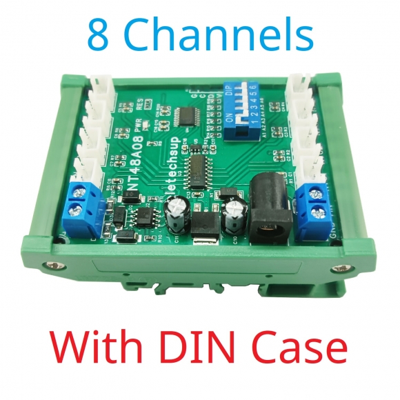 NT48A08 8CH RS485 Temperature Collector Inspection Instrument AI Remote IO Module Modbus RTU Paperless Recorder 10K B3950 NTC Sensor