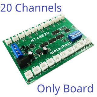 NT48B20 20CH RS485 Temperature Collector Inspection Instrument AI Remote IO Module Modbus RTU Paperless Recorder 10K B3950 NTC Sensor