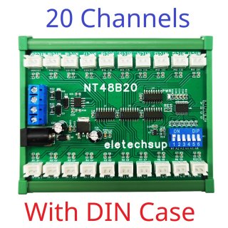 NT48B20 20CH RS485 Temperature Collector Inspection Instrument AI Remote IO Module Modbus RTU Paperless Recorder 10K B3950 NTC Sensor