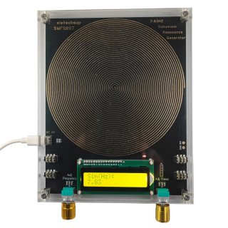 SMFSB07 0.01-100Khz 4 Output Large 7.83 Schumann Resonance Generator Pure Sine Wave 150MM Onboard Antenna With Cycle Timer Function